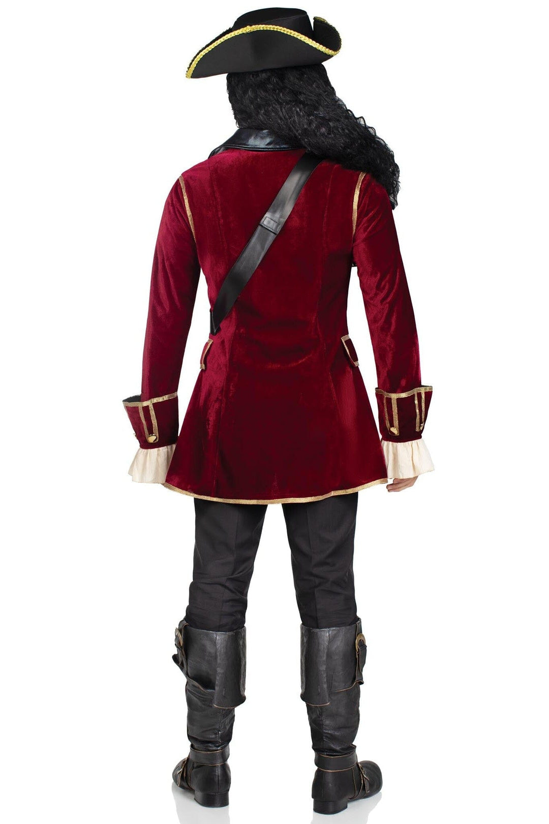 4 Piece Pirate Captain Costume Set-Pirate Costumes-SEXYSHOES.COM