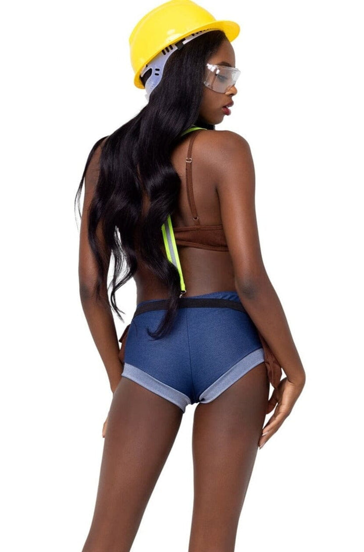 4PC Work It Construction Hottie-Uniformed Costumes-SEXYSHOES.COM