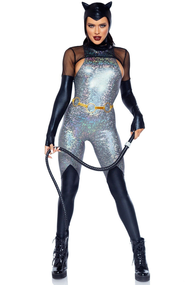 4 Piece Feline Felon-Catgirl Costumes-SEXYSHOES.COM