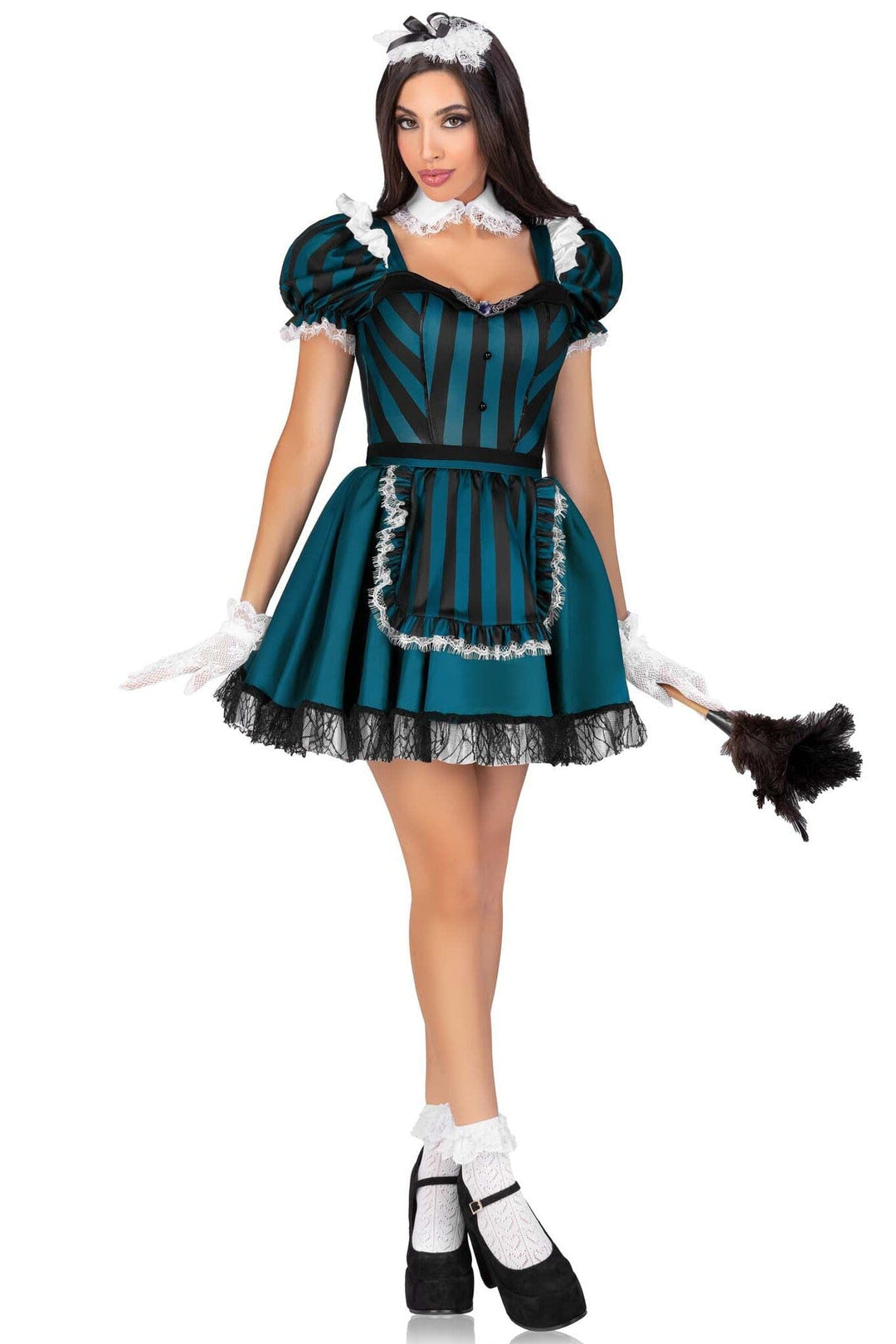 4PC. Victorian Maid-Maid Costumes-SEXYSHOES.COM