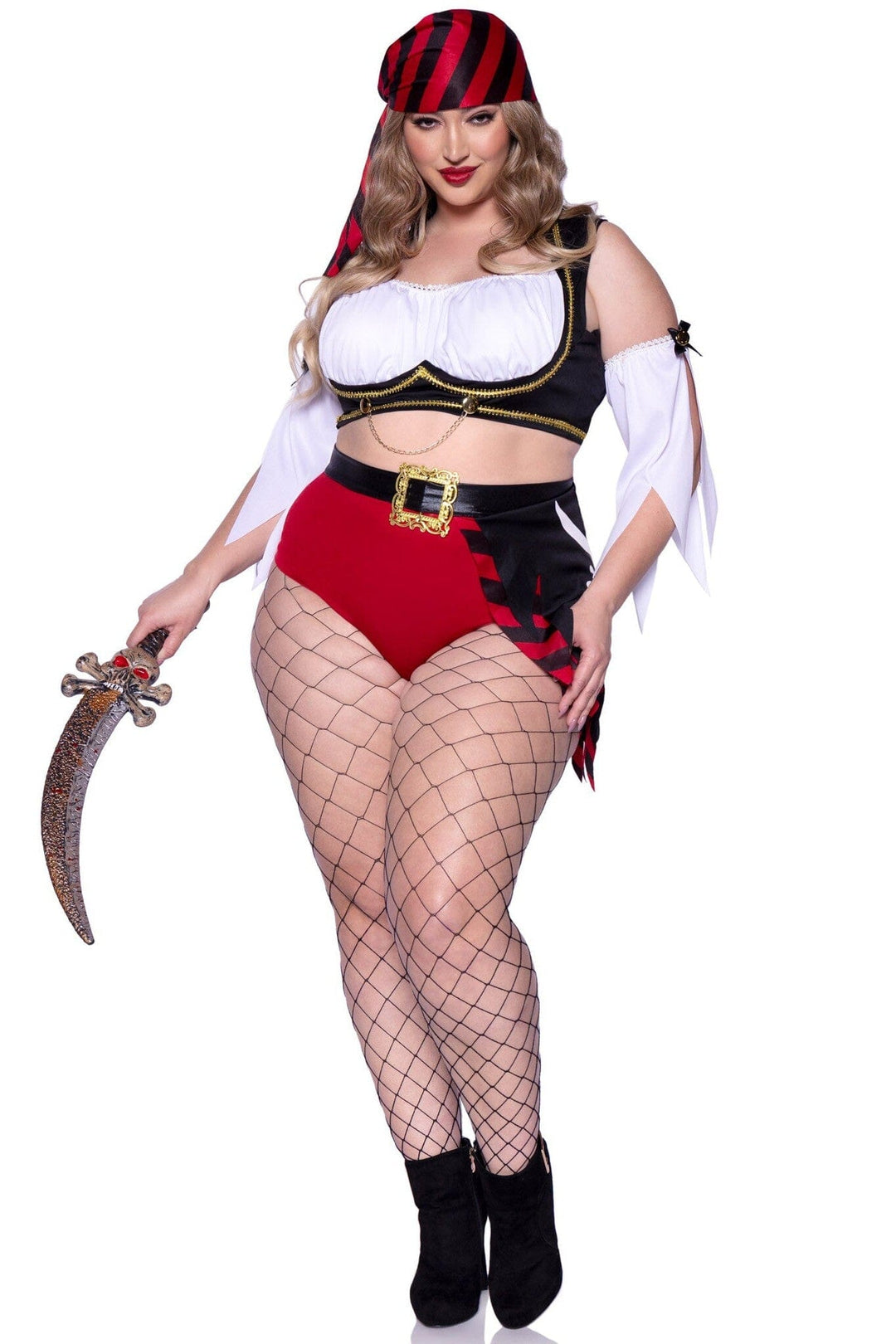 4PC. Wicked Pirate Wench-Pirate Costumes-SEXYSHOES.COM