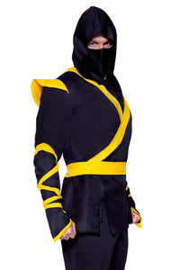 Leg Avenue 5 Piece Ninja Costume Set in Black