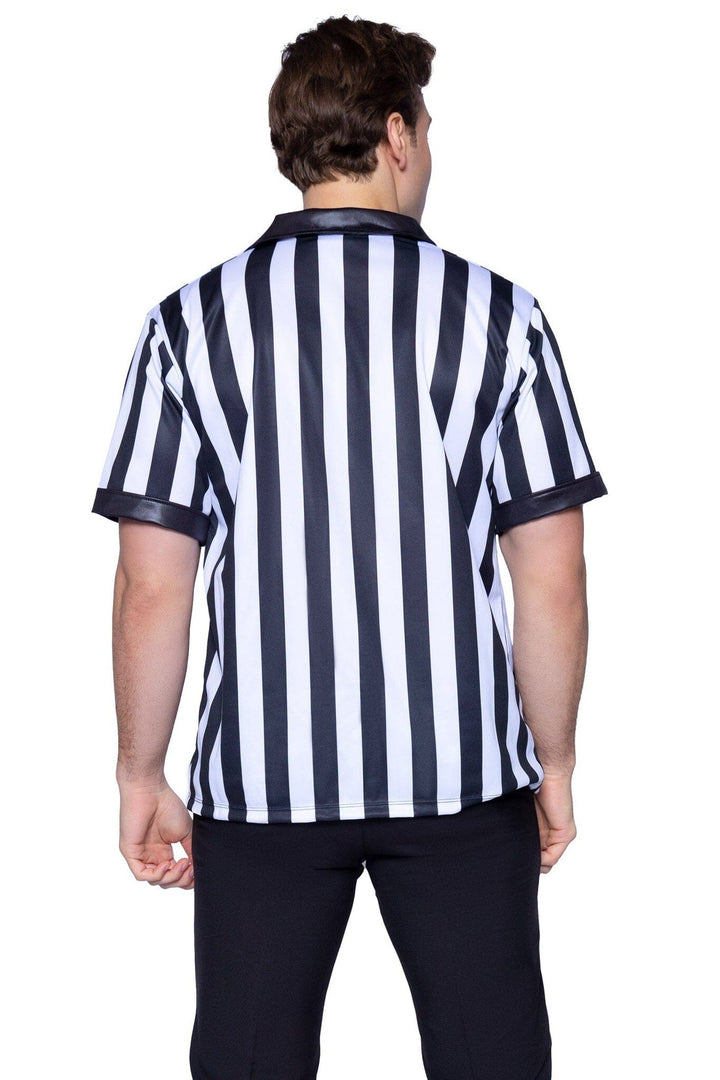 2 Piece Men's Referee Shirts-Uniformed Costumes-SEXYSHOES.COM