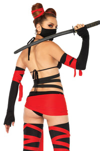 Leg Avenue Killer Ninja Costume in Black