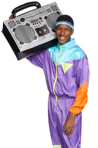 Leg Avenue 2 Piece Awesome 80s Track Suit in Multi