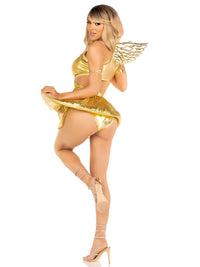 Leg Avenue 4 Piece Golden Angel in Gold
