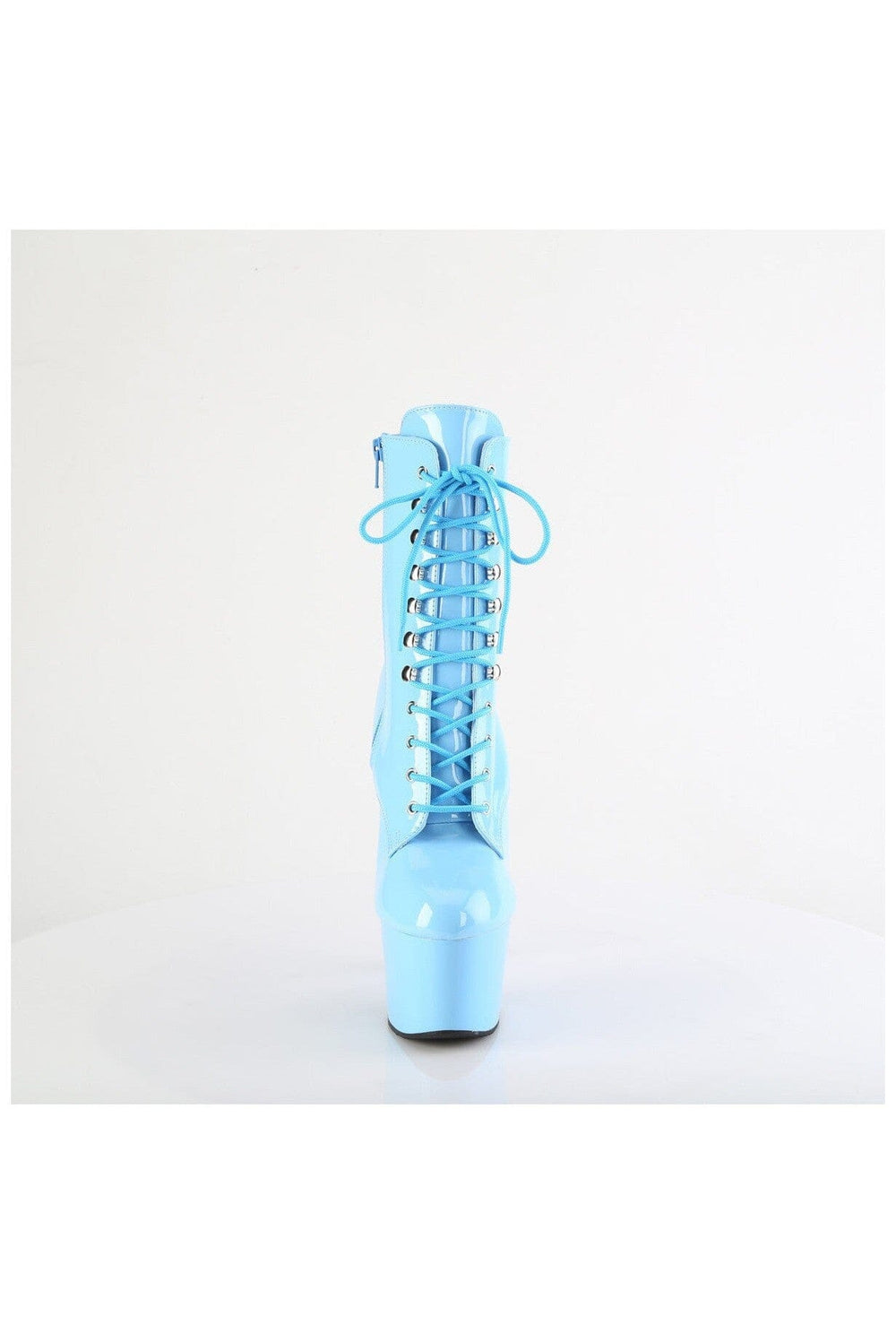Pleaser ADORE-1020 Blue Patent Ankle Boot in Blue Patent