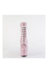 Pleaser ADORE-1020SDG Pink Glitter Ankle Boot in Pink Glitter