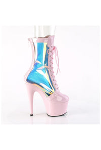 Pleaser ADORE-1047 Pink Patent Ankle Boot in Pink Patent
