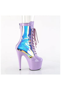 Pleaser ADORE-1047 Purple Patent Ankle Boot in Purple Patent
