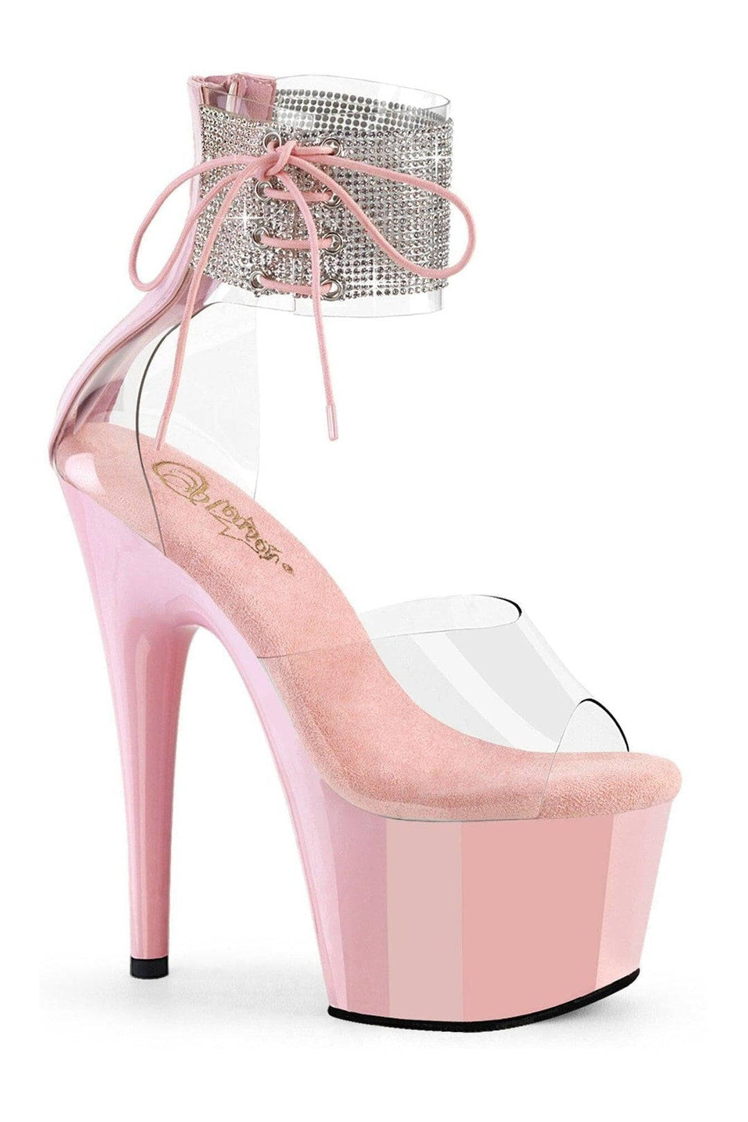 Pleaser Clear Sandals Platform Stripper Shoes | Buy at Sexyshoes.com