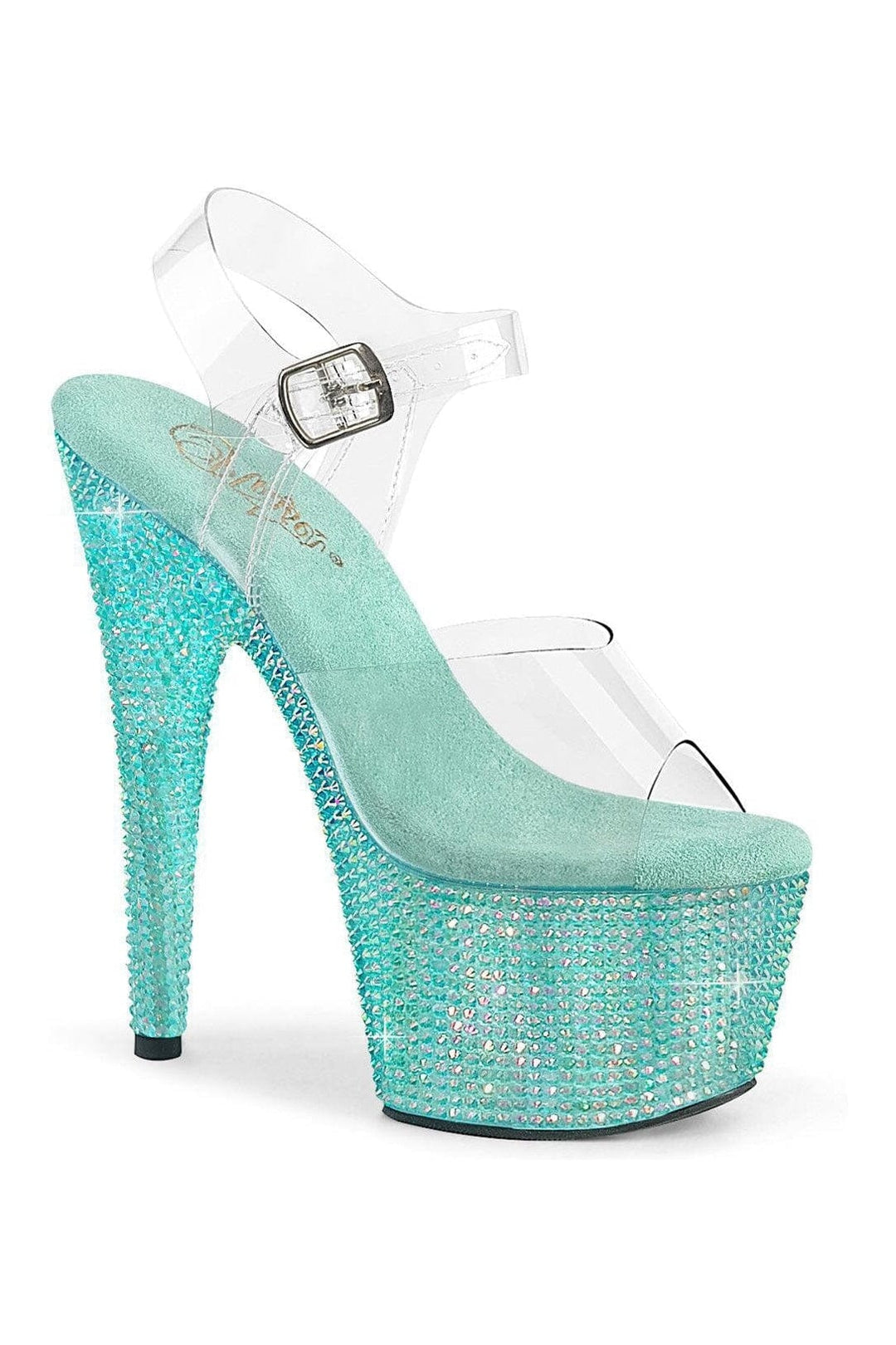 Pleaser Clear Sandals Platform Stripper Shoes | Buy at Sexyshoes.com