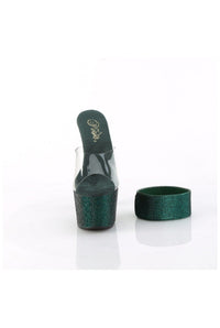 Pleaser BEJEWELED-712RS Clear Vinyl Slide in Clear Vinyl