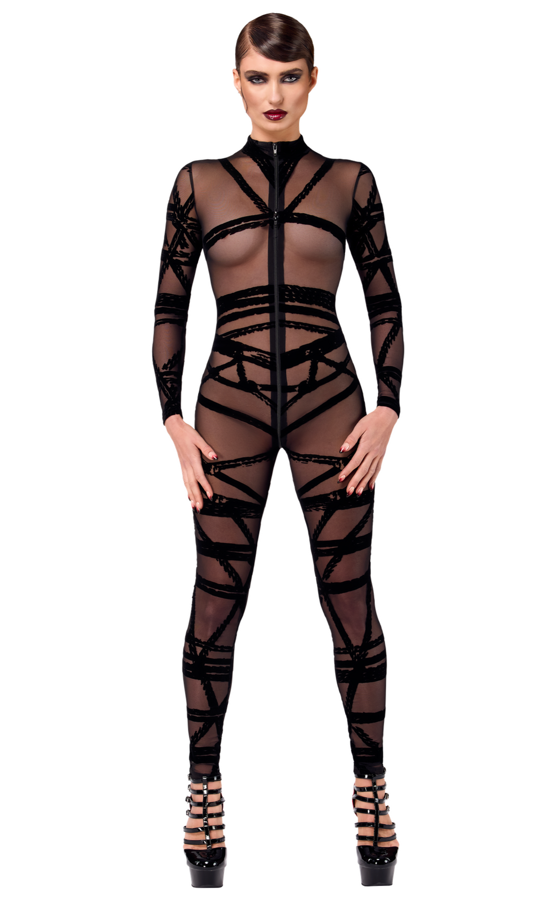 Bondesque Catsuit-Fetish Catsuits-SEXYSHOES.COM