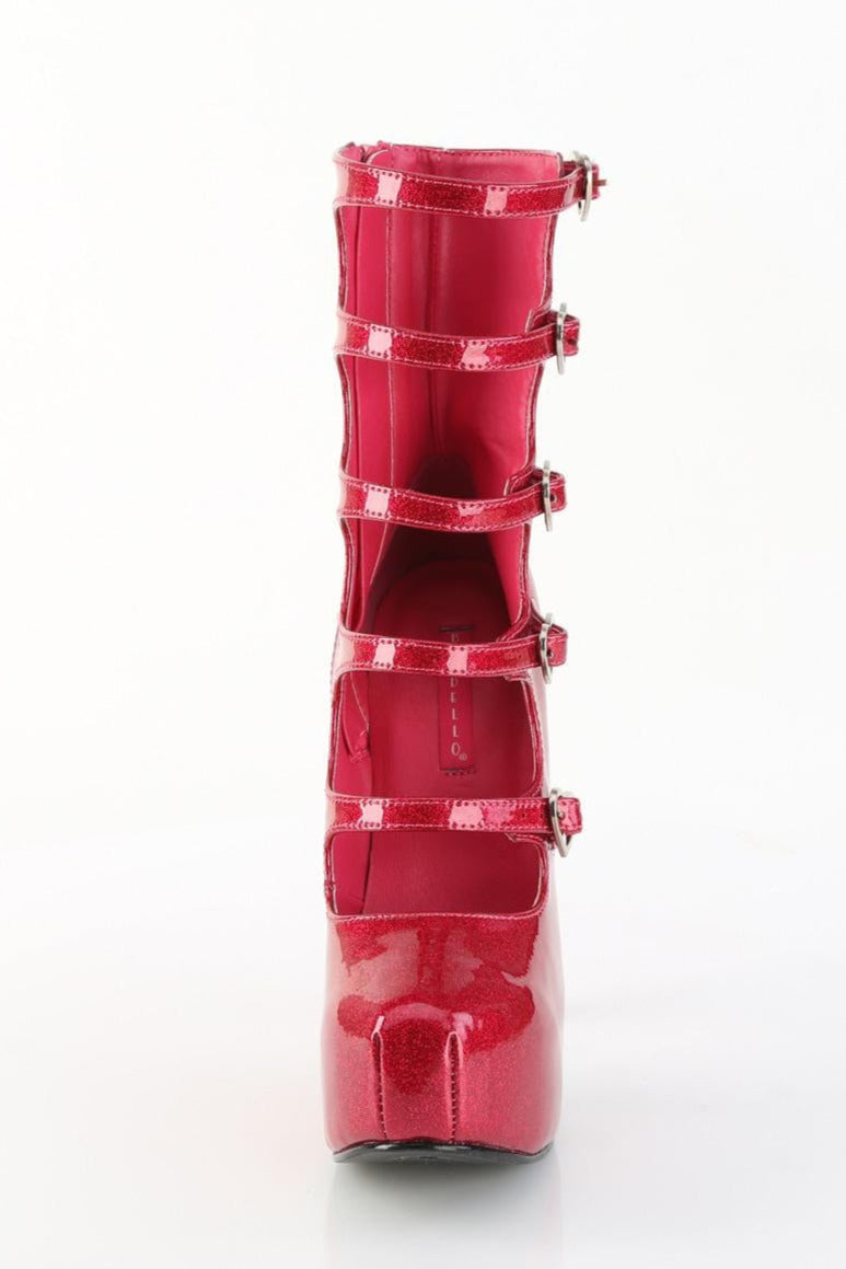 Bordello Bordello TEEZE-23 Ankle Boot in Fuchsia Patent