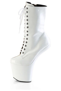 Pleaser CRAZE-1040TT Taupe Patent Ankle Boot in Taupe Patent