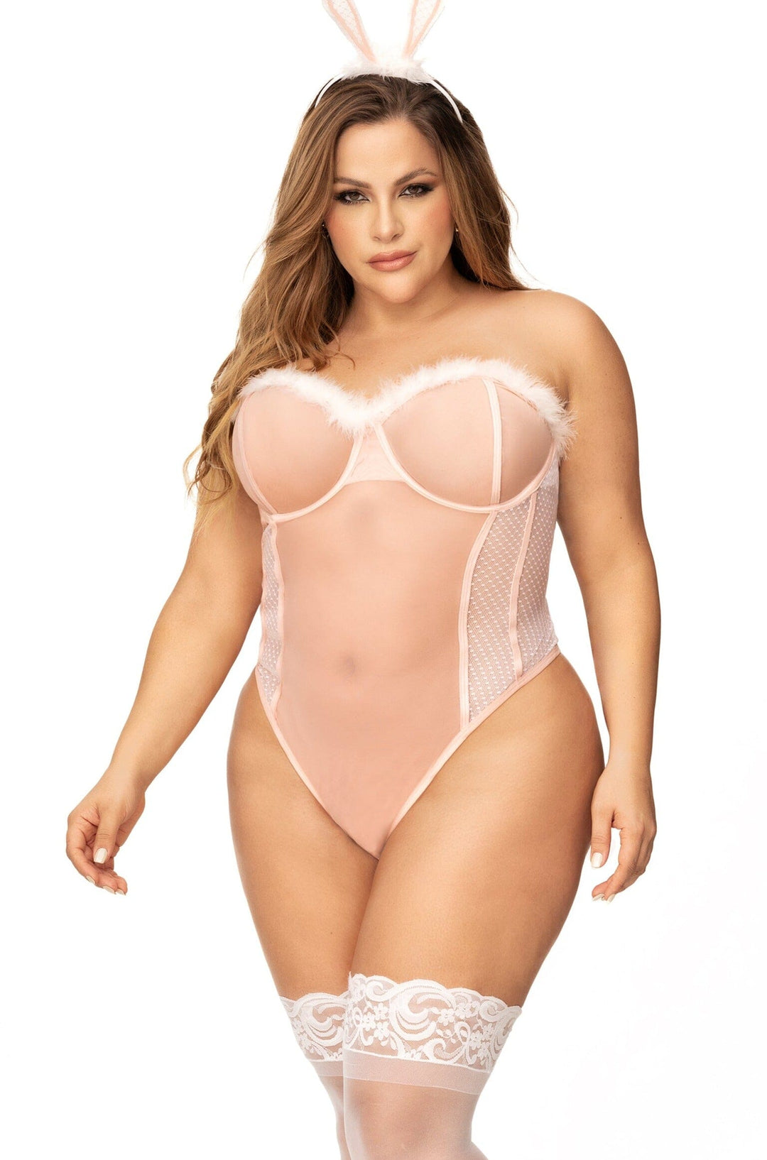 Mapale Costume Sexy Bunny in White  from SexyShoes.com