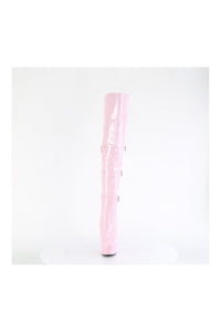 Pleaser DELIGHT-3018 Pink Patent Thigh Boot in Pink Patent