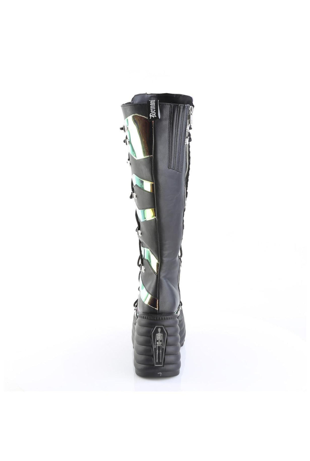 Demonia BLAZE-152 Knee Boot-Knee Boots-SEXYSHOES.COM