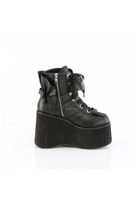 Demonia  KERA-55 Ankle Boot in Black Faux Leather