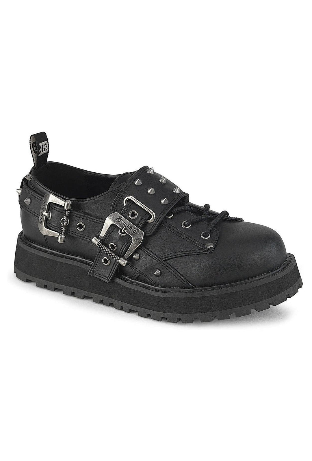 Demonia VALOR-38 Lace Shoe-Lace Shoe-SEXYSHOES.COM