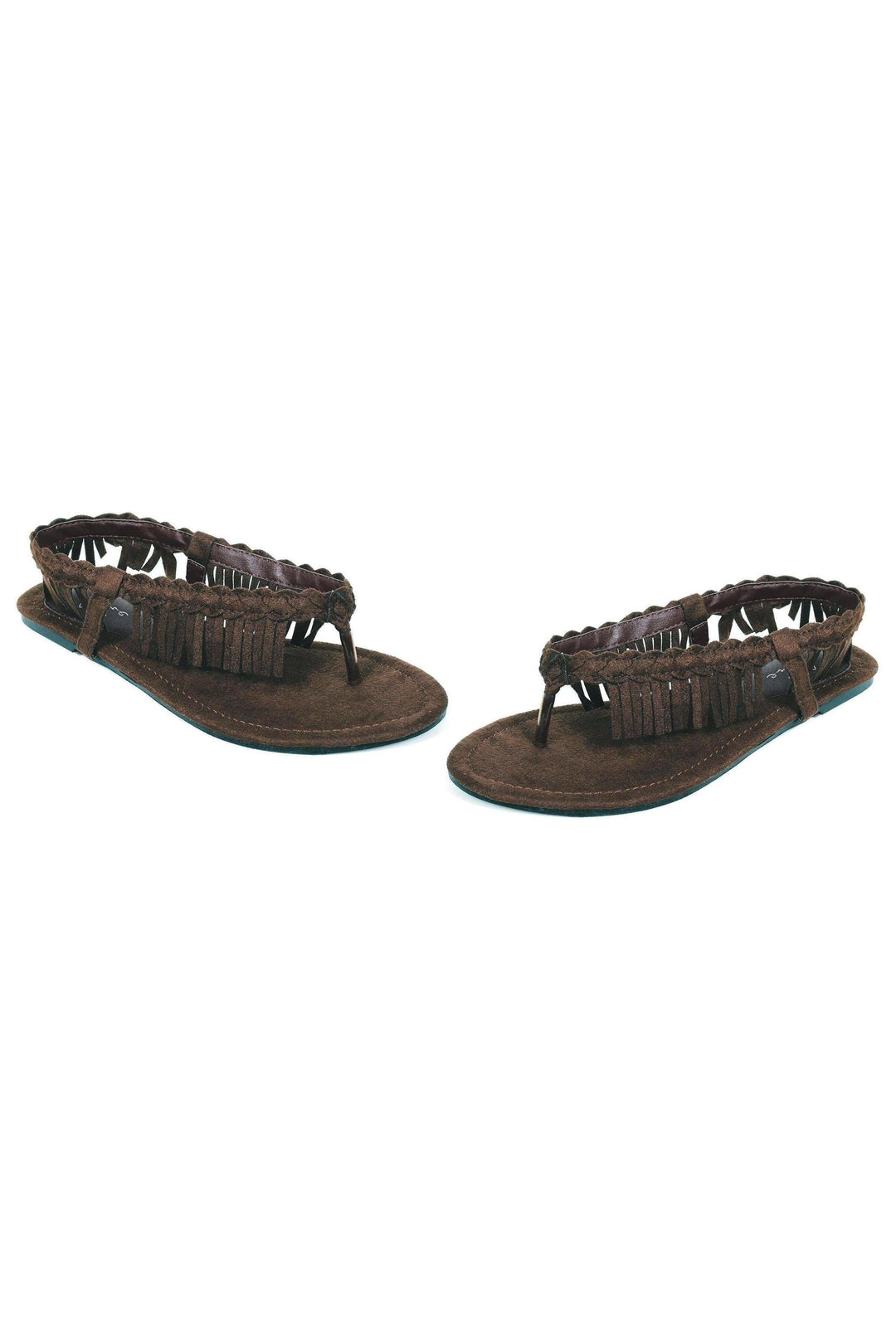 Ellie 015-APACHE Heel Sandal With Braid And Fringe-Sandals-SEXYSHOES.COM