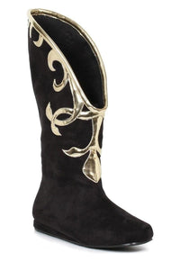 Ellie Shoes Ellie 103 ALBA Microfiber Boot in Black Faux Suede from SexyShoes.com