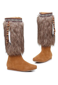 Ellie Shoes Ellie 103 JASMIN 1" Heel Boot in 0 Faux Suede