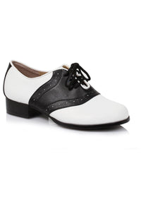 Ellie Shoes Ellie 105 SADDLE 1" Heel Saddle Shoe in Multi Faux Leather from SexyShoes.com