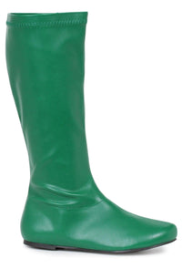 Ellie Shoes Ellie 106 AVENGE Costume Hero Boot in Green Faux Suede from SexyShoes.com