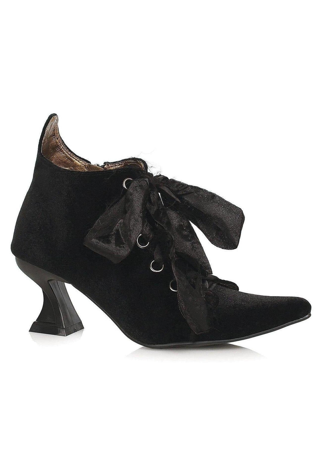 Ellie 301-CORDELIA 3" Heel Women's Velvet Witch Bootie-Ankle Shoe-SEXYSHOES.COM