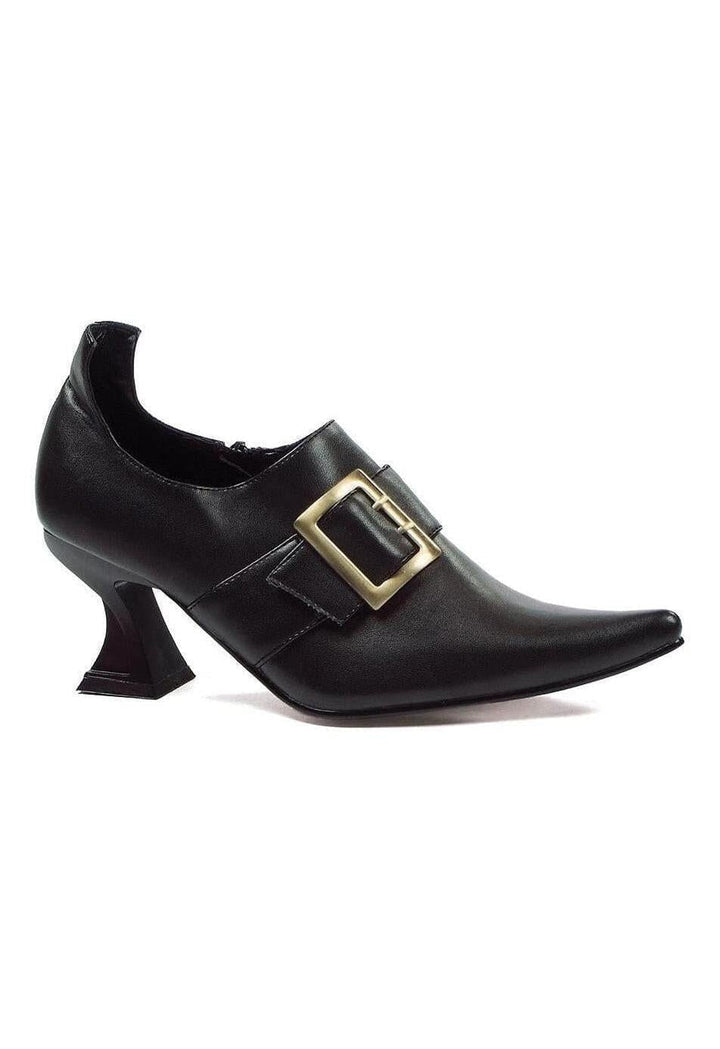 Ellie 301-HAZEL 3" Heel Witch Shoe With Buckle-Ankle Shoe-SEXYSHOES.COM