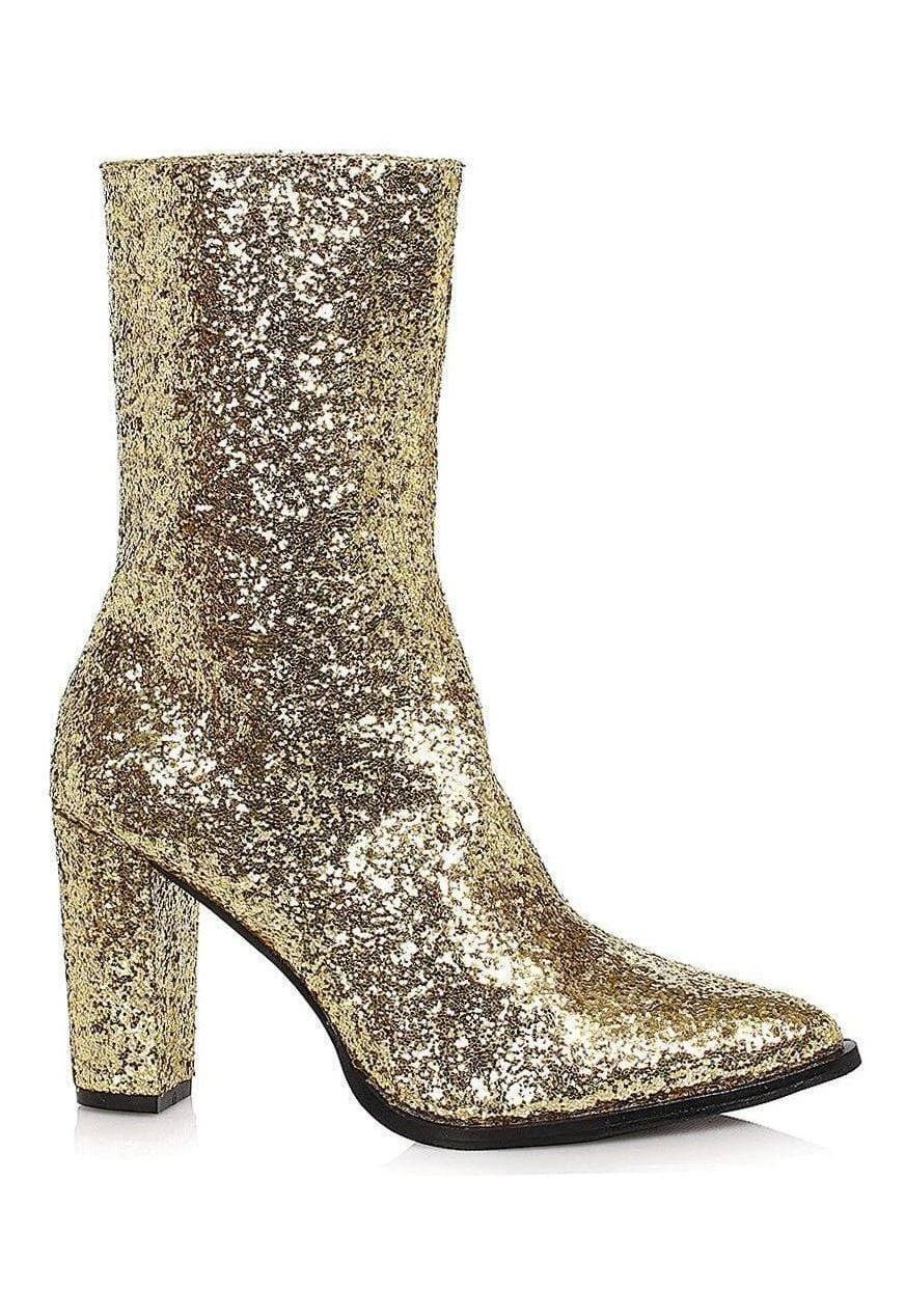 Ellie 325-FRESCA 3" Heel Women's Glitter Gogo Calf Boot-Ankle Boots-SEXYSHOES.COM