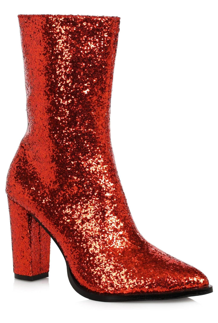 Ellie 325-FRESCA 3" Heel Women's Glitter Gogo Calf Boot-Ankle Boots-SEXYSHOES.COM