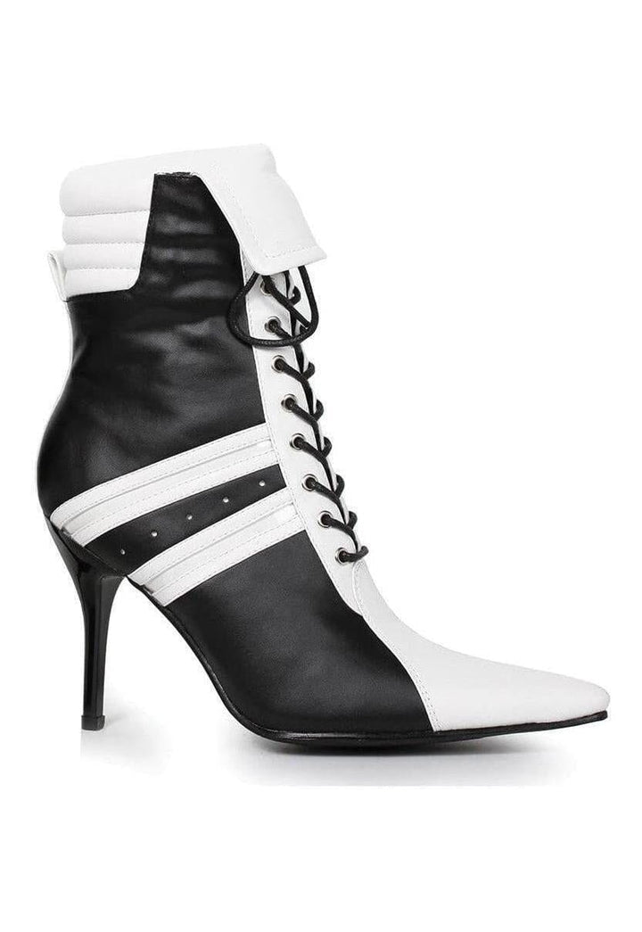 Ellie 457-Ref 4" Heel Sporty Referee Bootie-Ankle Boots-SEXYSHOES.COM