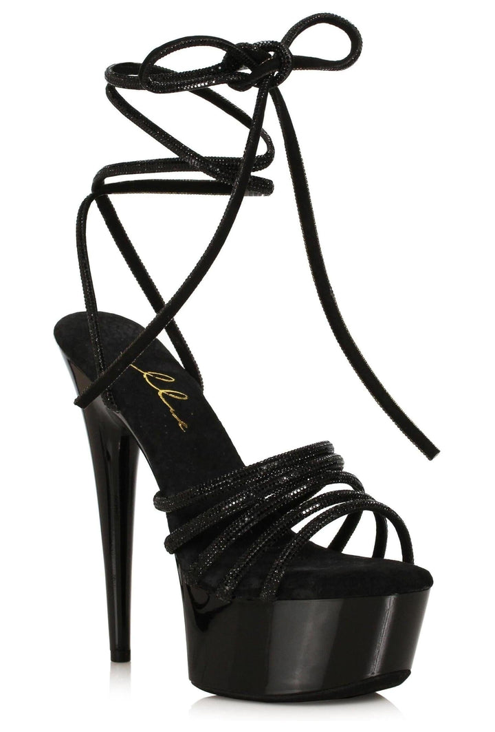Ellie Shoes Black Sandals Platform Stripper Shoes | Buy at Sexyshoes.com