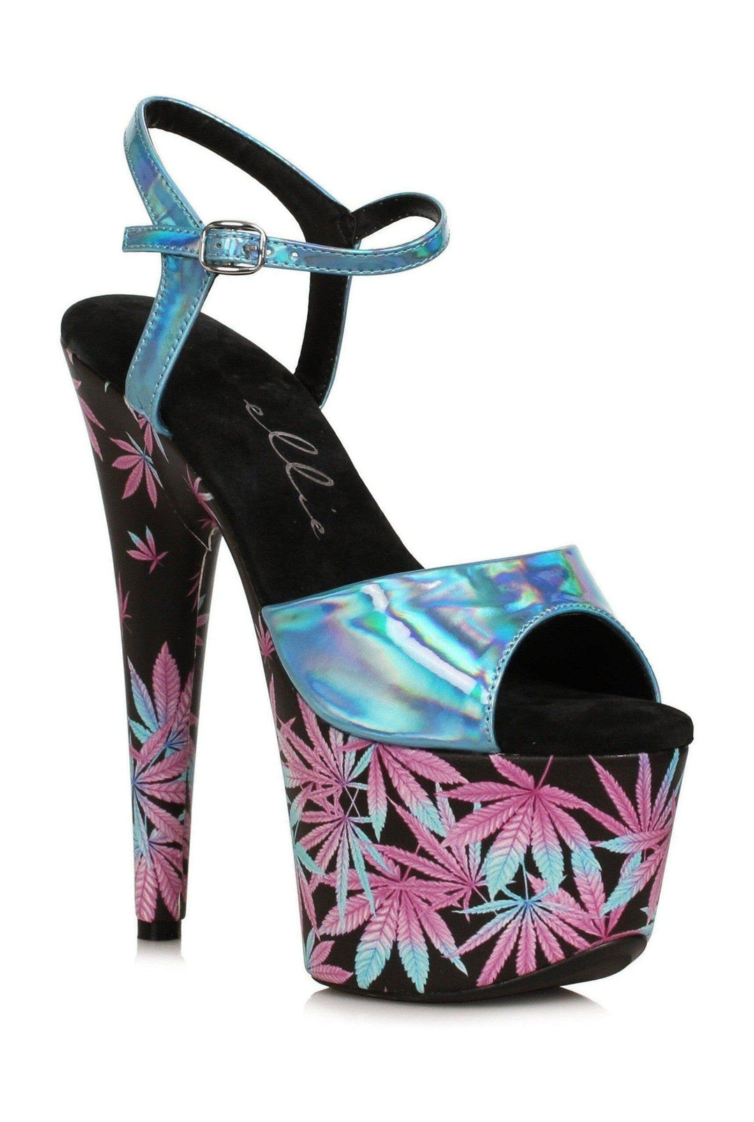 Ellie Shoes Blue Sandals Platform Stripper Shoes | Buy at Sexyshoes.com