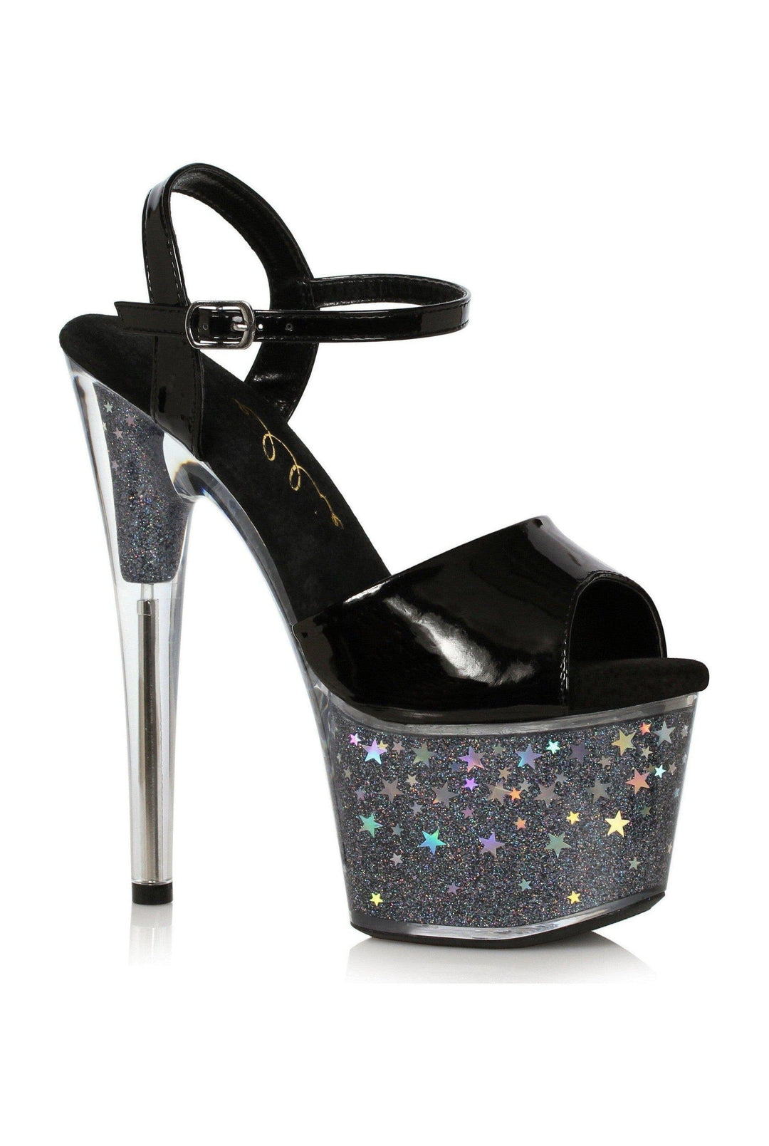 Ellie Shoes Black Sandals Platform Stripper Shoes | Buy at Sexyshoes.com