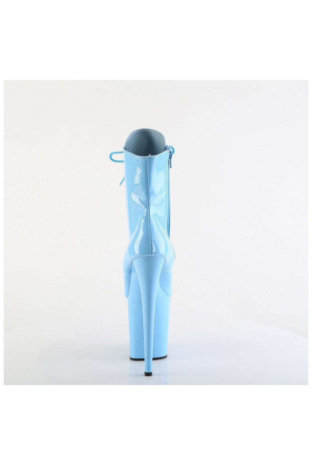 Pleaser FLAMINGO-1020 Blue Patent Ankle Boot in Blue Patent