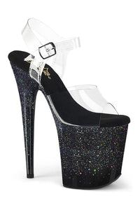 Pleaser FLAMINGO-808SS Clear Vinyl Sandal in Clear Vinyl from SexyShoes.com