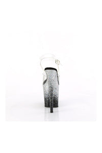 Pleaser FLAMINGO-808SS Clear Vinyl Sandal in Clear Vinyl