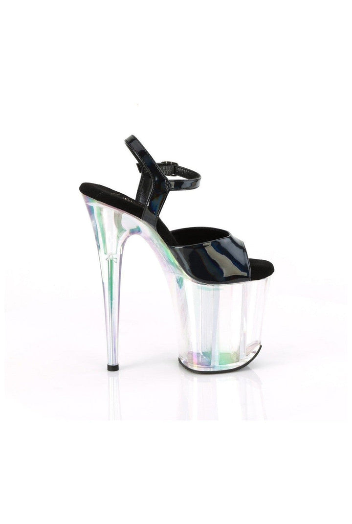 FLAMINGO-809HT Black Patent Sandal