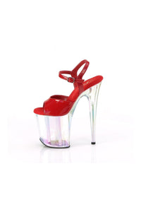 Pleaser FLAMINGO-809HT Red Patent Sandal in Red Patent