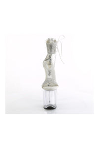 Pleaser FLAMINGO-827RS Clear Vinyl Sandal in Clear Vinyl