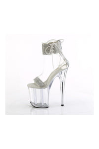 Pleaser FLAMINGO-827RS Clear Vinyl Sandal in Clear Vinyl