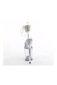 Pleaser FLAMINGO-891-2RS Clear Vinyl Sandal in Clear Vinyl