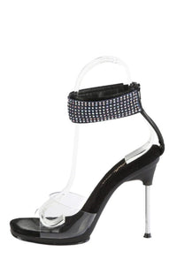 Fabulicious  CHIC-42 Sandal in Clear Vinyl