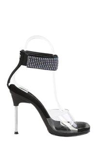 Fabulicious  CHIC-42 Sandal in Clear Vinyl