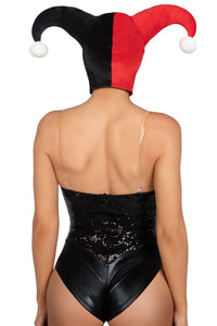 Harlequin Bonnet-Costume Headwear-SEXYSHOES.COM