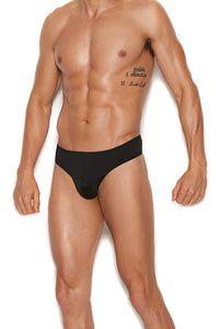 Elegant Moments MENS THONG BACK BRIEF in Black  from SexyShoes.com